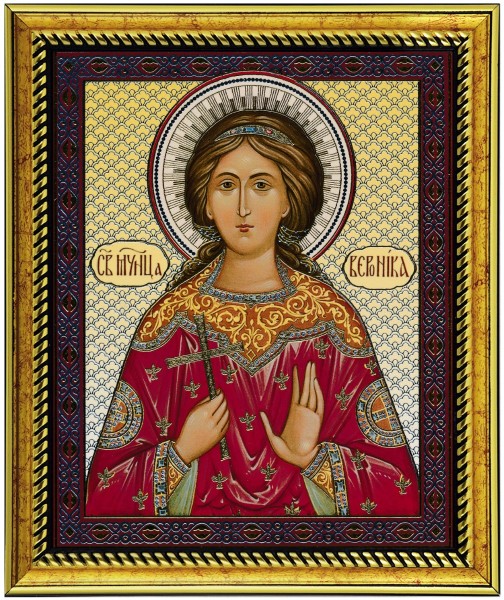 Икона "Святая мученица Вероника (Виринея) Едесская"