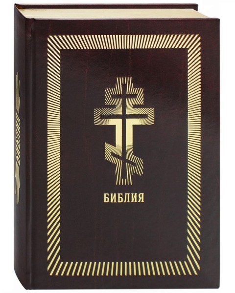 Библия. Переплет из кожи. Золотой обрез. Синодальный перевод