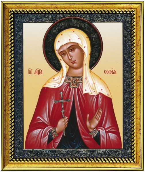 Икона "Святая мученица София Римская"