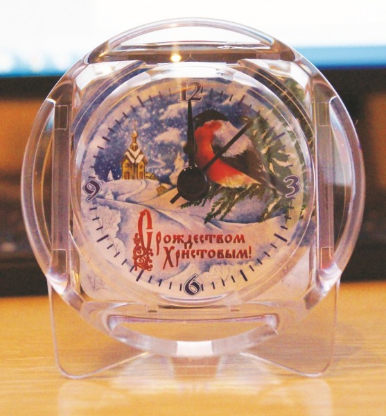 Часы настольные «С Рождеством!»