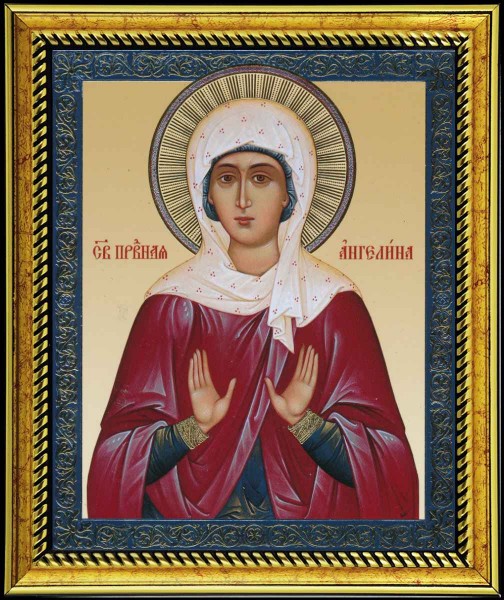 Икона "Святая Ангелина Сербская"