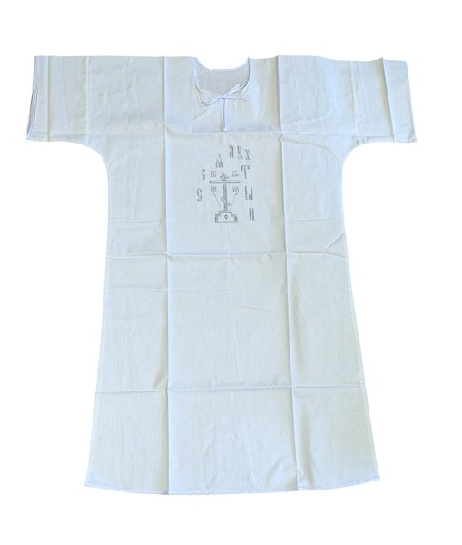 Рубашка крестильная, размер 52-54 (длина 123 см)