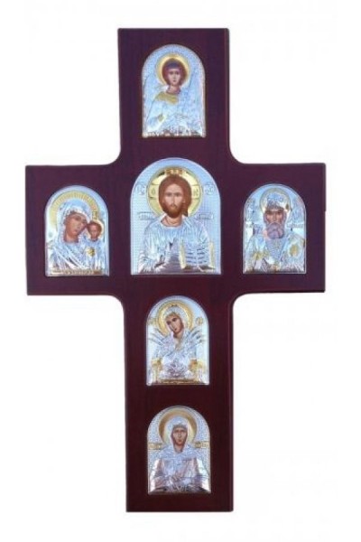 Крест с иконами