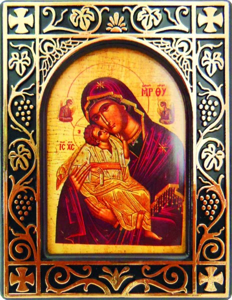 Икона Матери Божией "Сладкое лобзание"