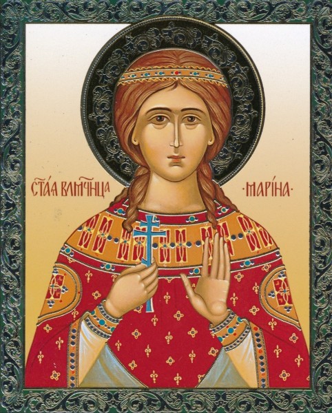 Икона Святая великомученица Марина Антиохийская