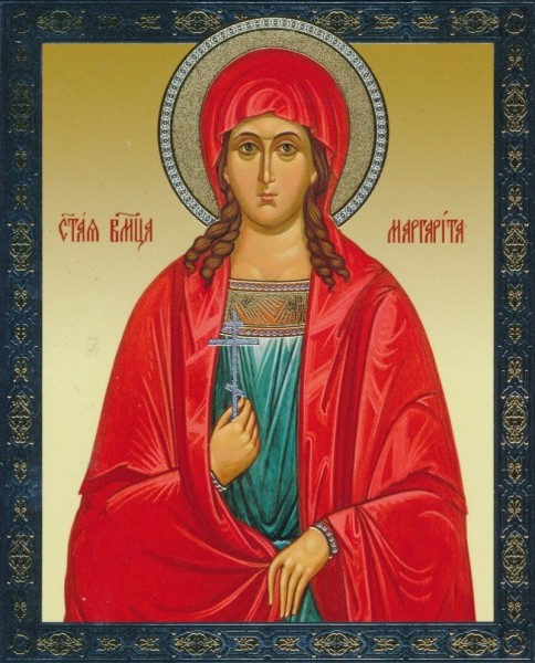Икона Святая Марина (Маргарита) Антиохийская