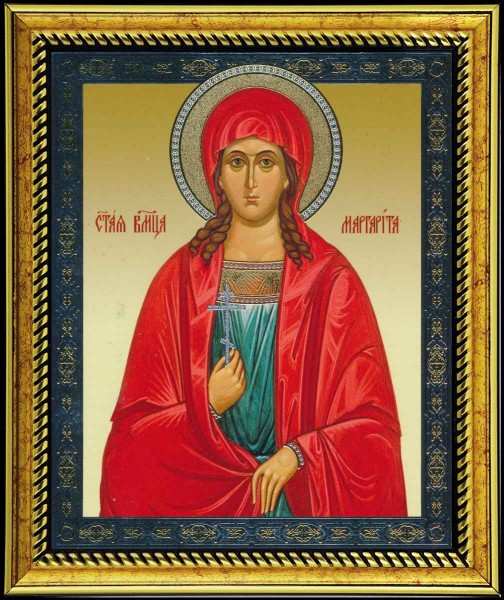 Икона Святая Марина (Маргарита) Антиохийская