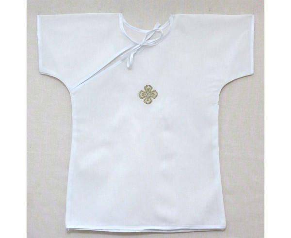 Рубашка крестильная, 2 - 3 года, белая