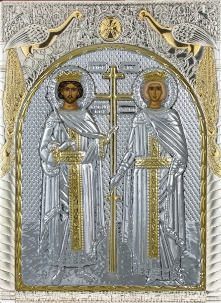 Икона Святые равноапостольные Константин и Елена