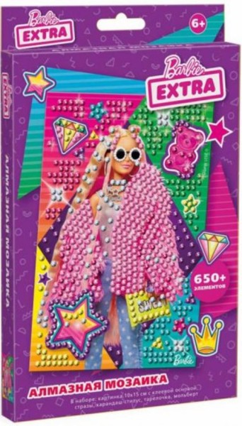 Алмазная мозаика Barbie Extra