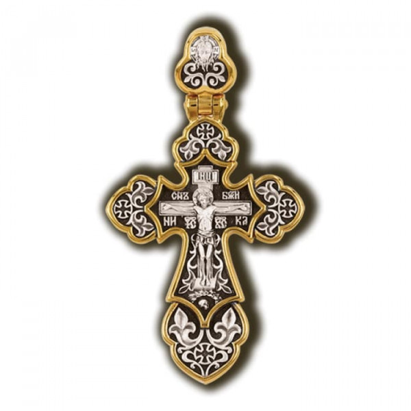 Православный крест: Распятие Христово. Ангел-Хранитель.